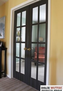 salon camlı kapı