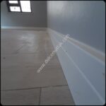 ahşap beyaz süpürgelik